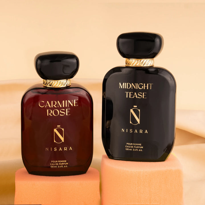 Carmine Rose & Midnight Tease