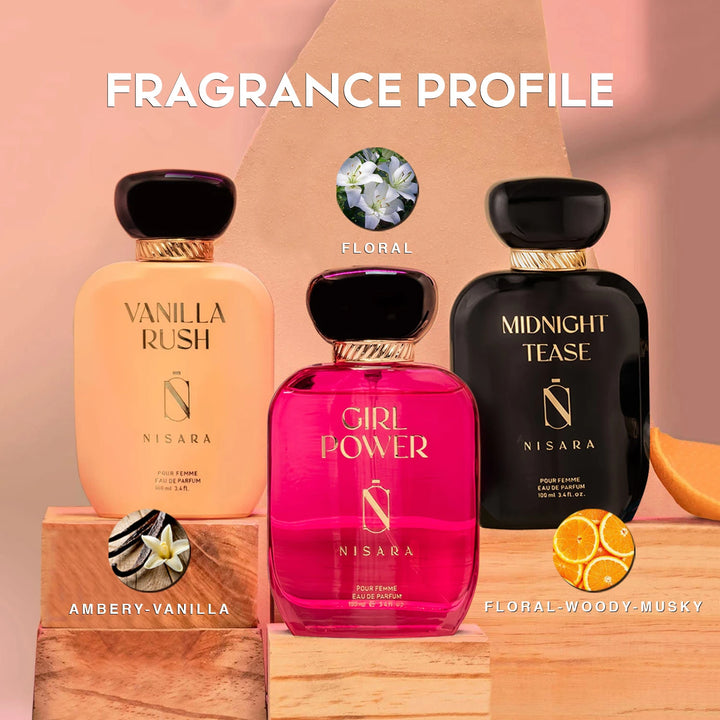 Women edp pack of 3 (100ml*3)