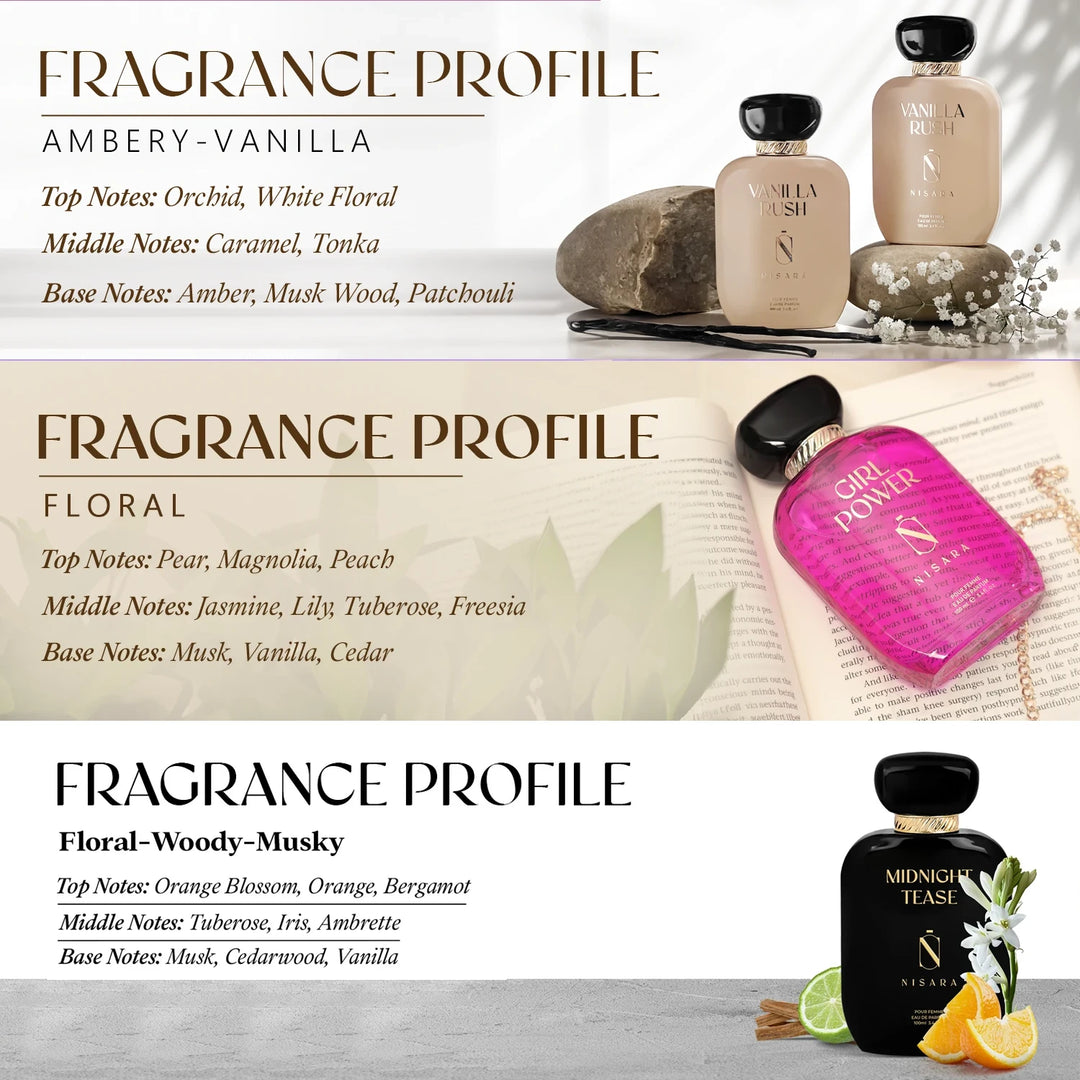Women edp pack of 3 (100ml*3)