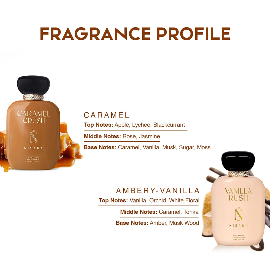 Caramel Crush & Vanilla Rush (100ml*2)