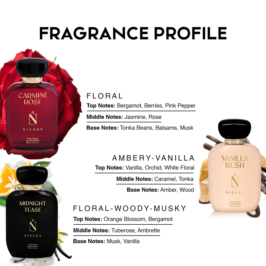 Women edp pack of 3 (100ml*3)