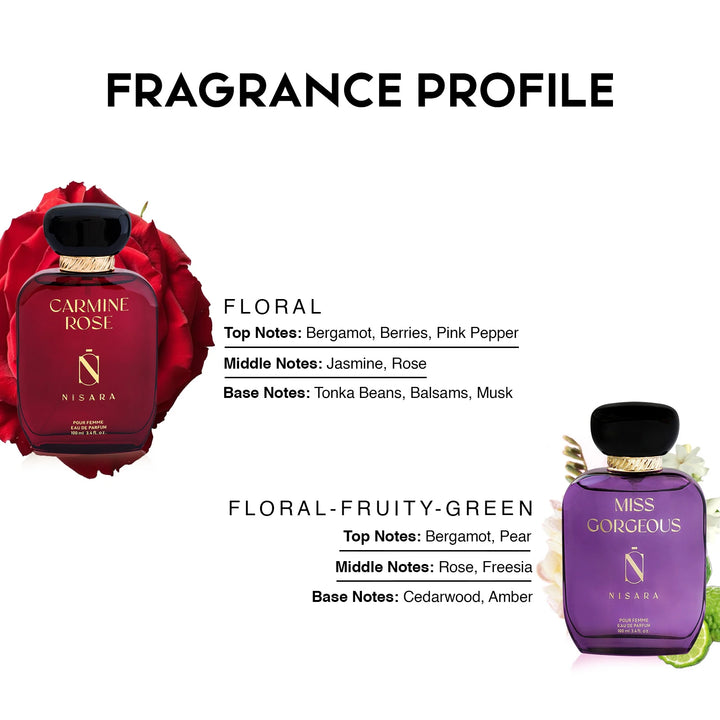 Carmine Rose & Miss Gorgeous (100ml*2)