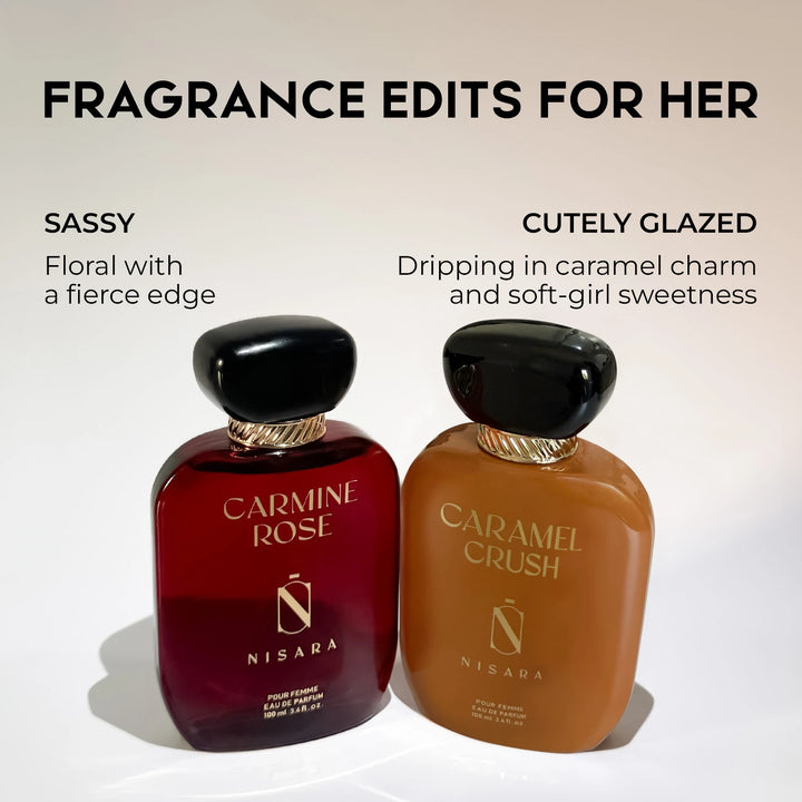 Carmine Rose & Caramel Crush (100ml*2)