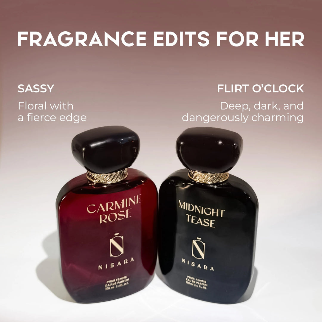 Carmine Rose & Midnight Tease (100ml*2)