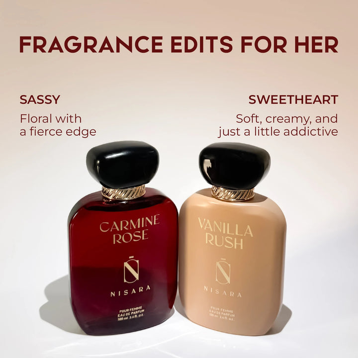 Carmine Rose & Vanilla Rush (100ml*2)