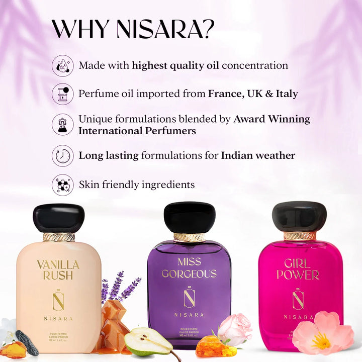 Women edp pack of 3 (100ml*3)