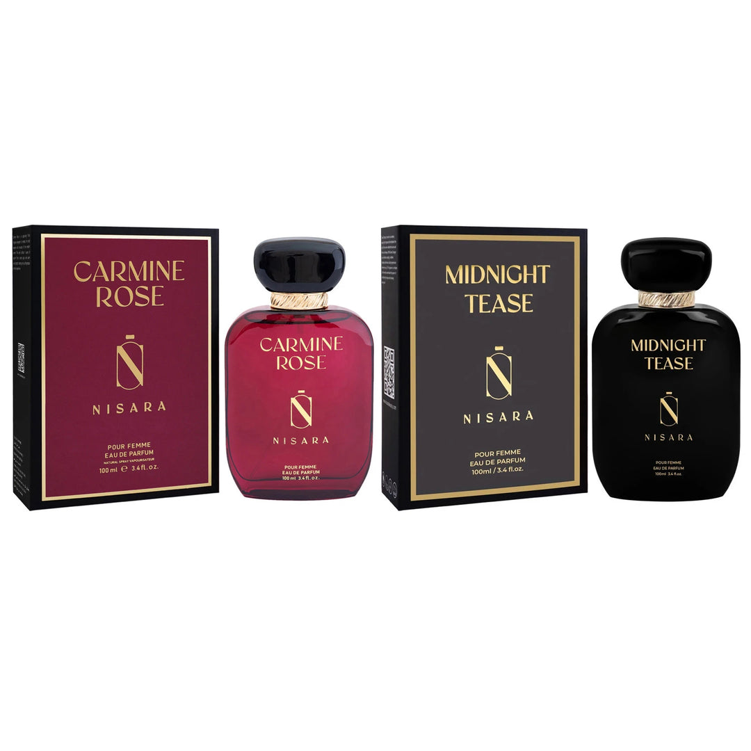 Carmine Rose & Midnight Tease