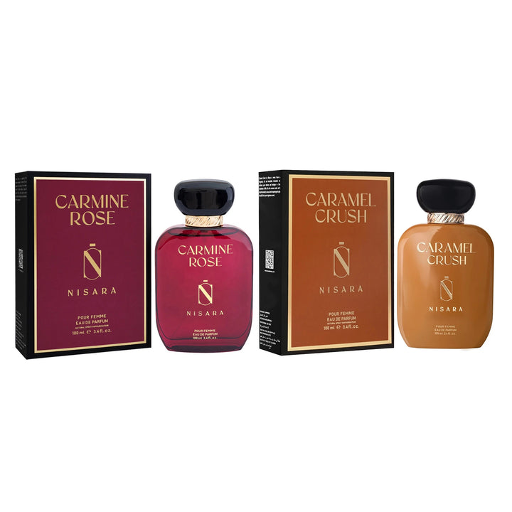 Carmine Rose & Caramel Crush (100ml*2)
