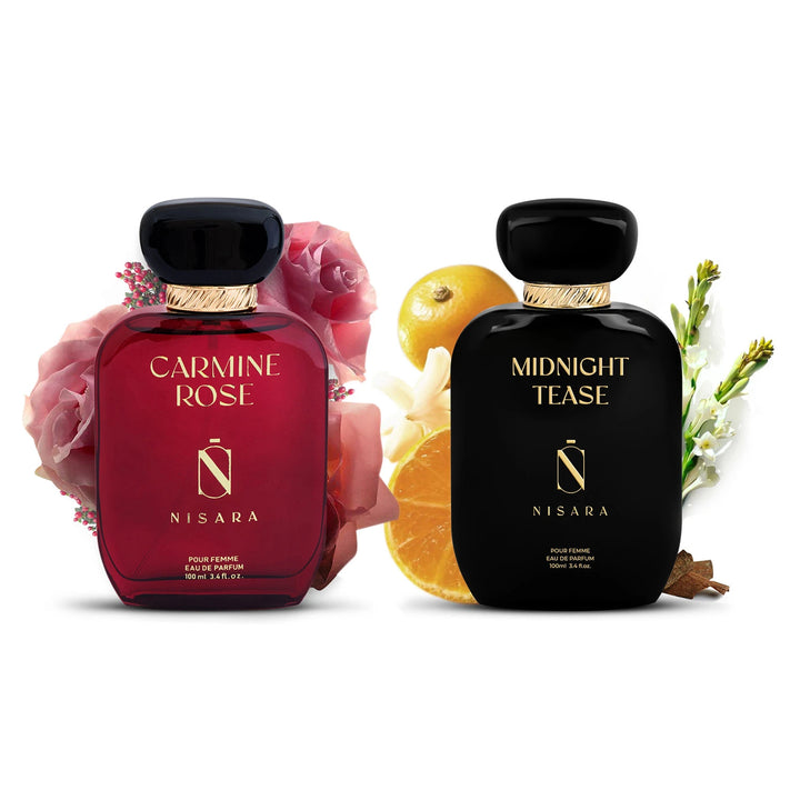 Carmine Rose & Midnight Tease