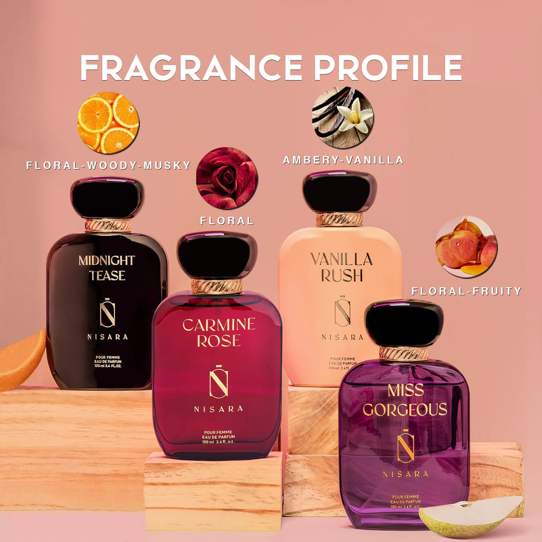 Women EDP Pack of 4